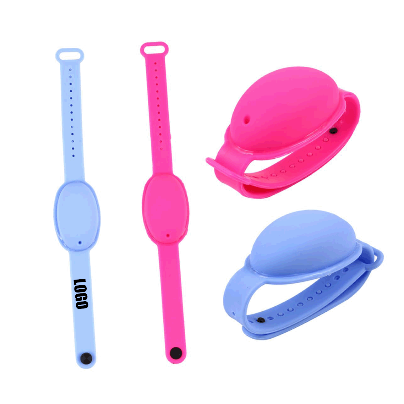Hand Sanitizer Bracelet Dispenser Silicone Wristband 1