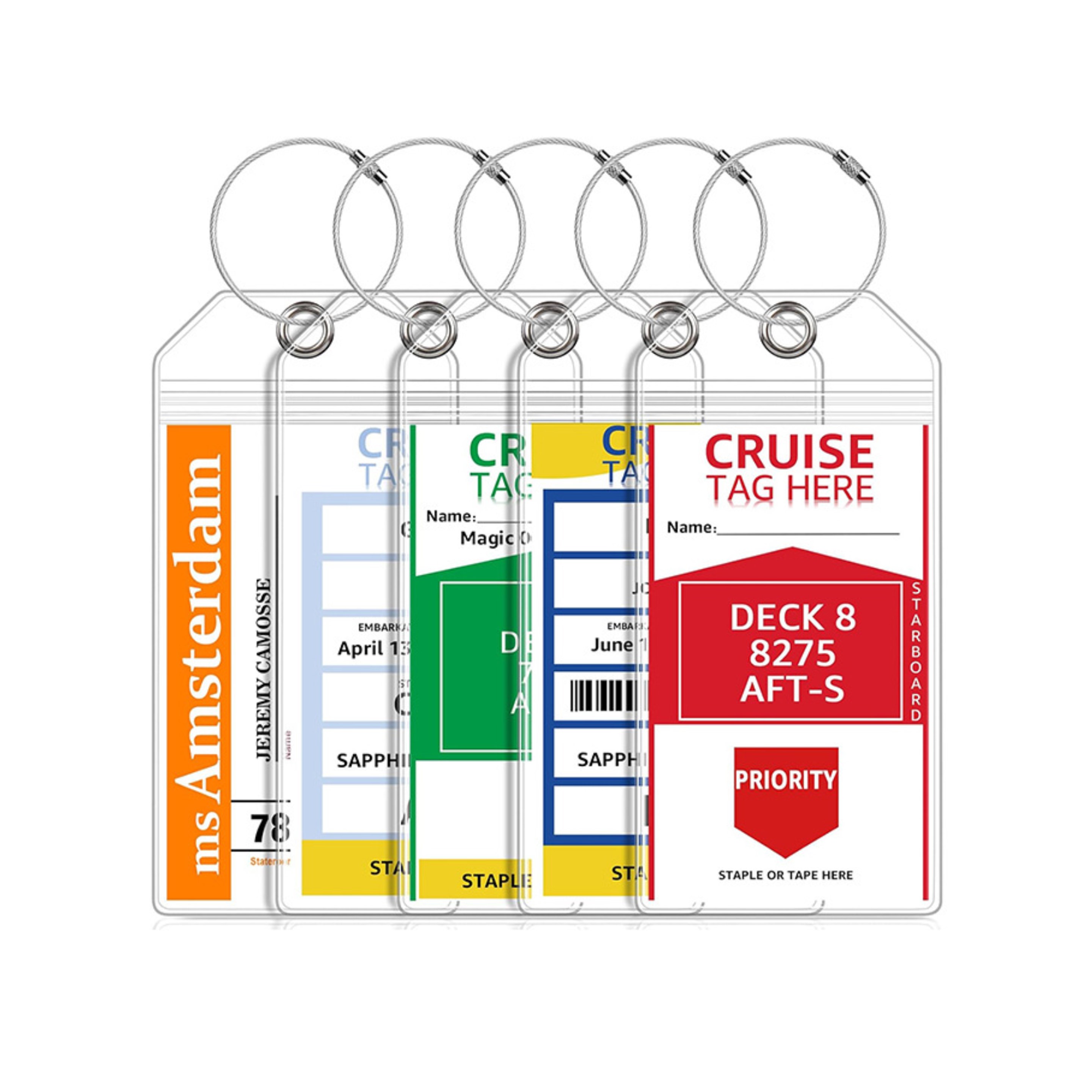 Vinyl Cruise Luggage Tag 8