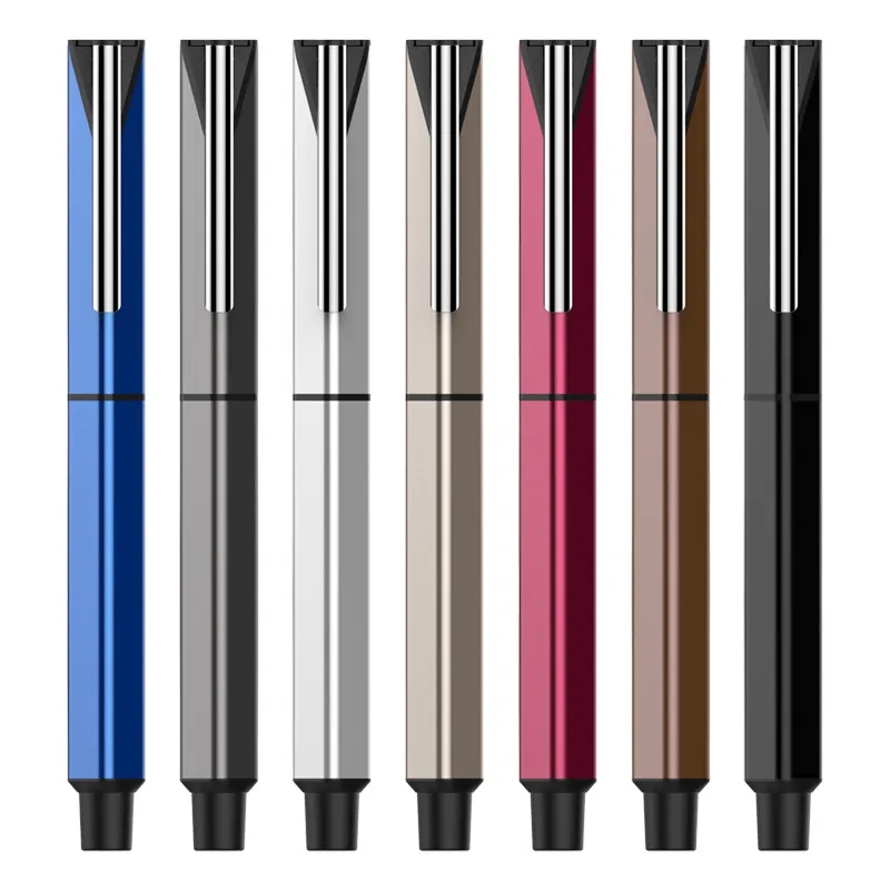Square Metal Barrel Ballpoint Pen 3