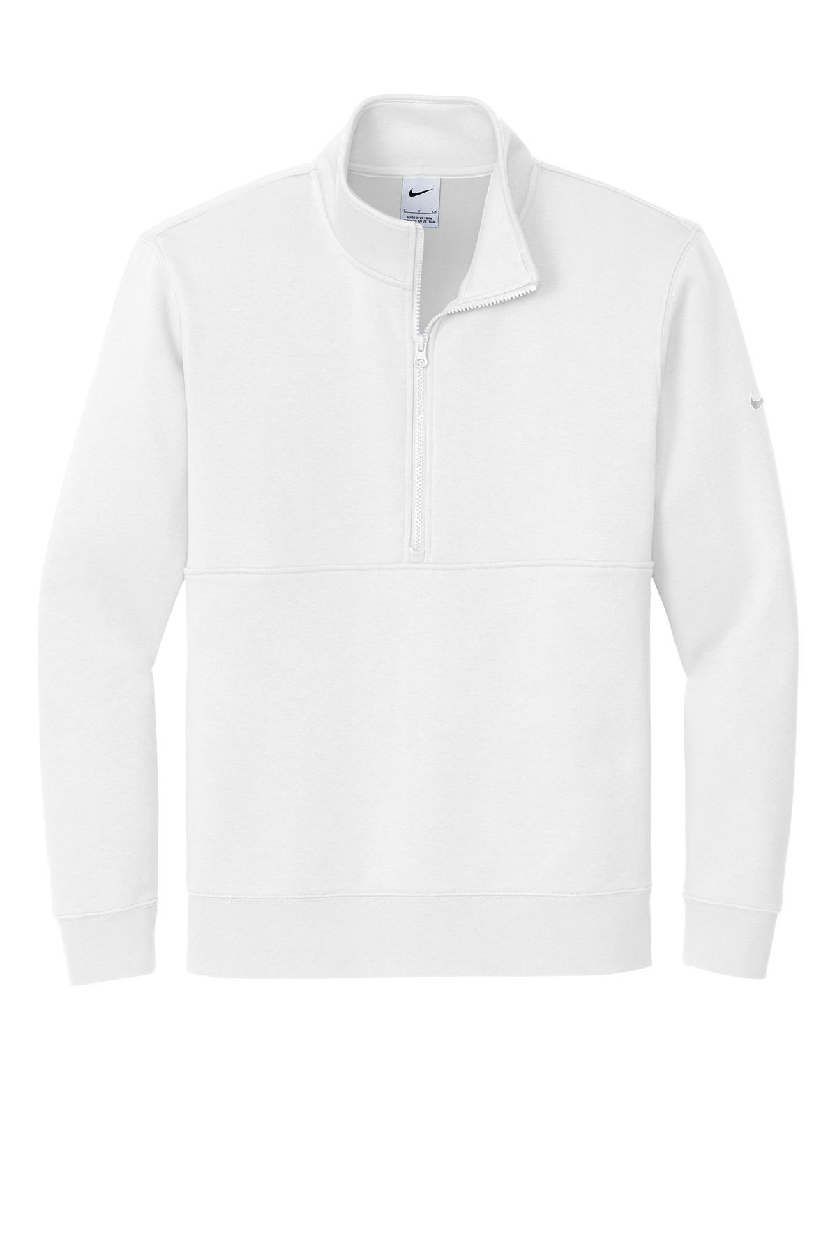 Nike Club Fleece Sleeve Swoosh 1/2-Zip NKDX6718, custom hoodie or sweatshirt with logo imprint 41