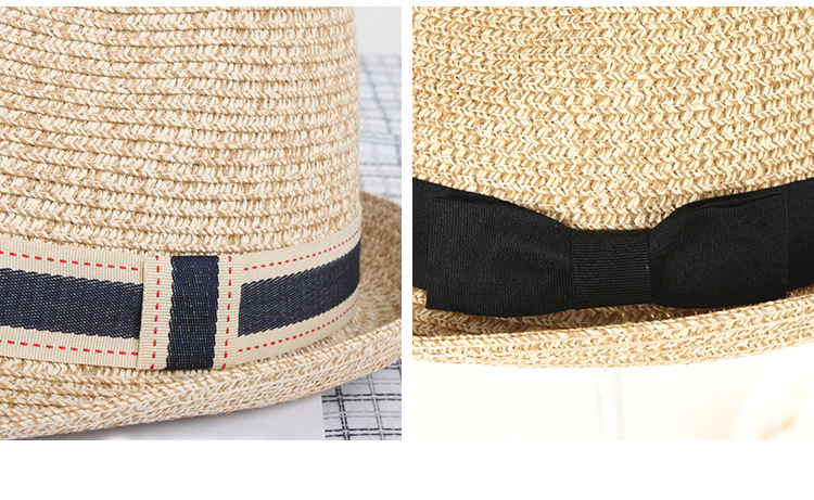 Straw Trilby Hat 9