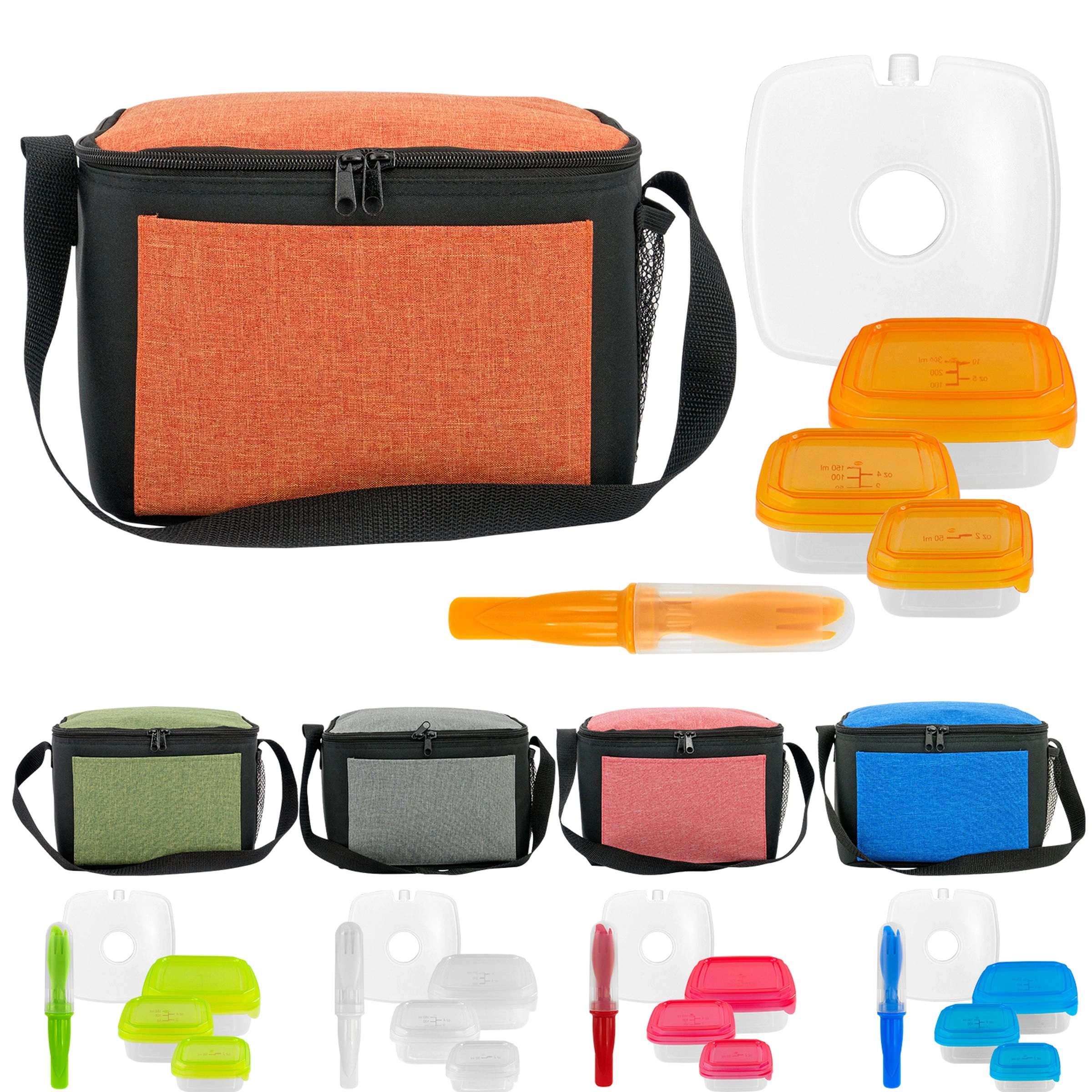 Ridge Chilled Portion Control and Cutlery Set 7