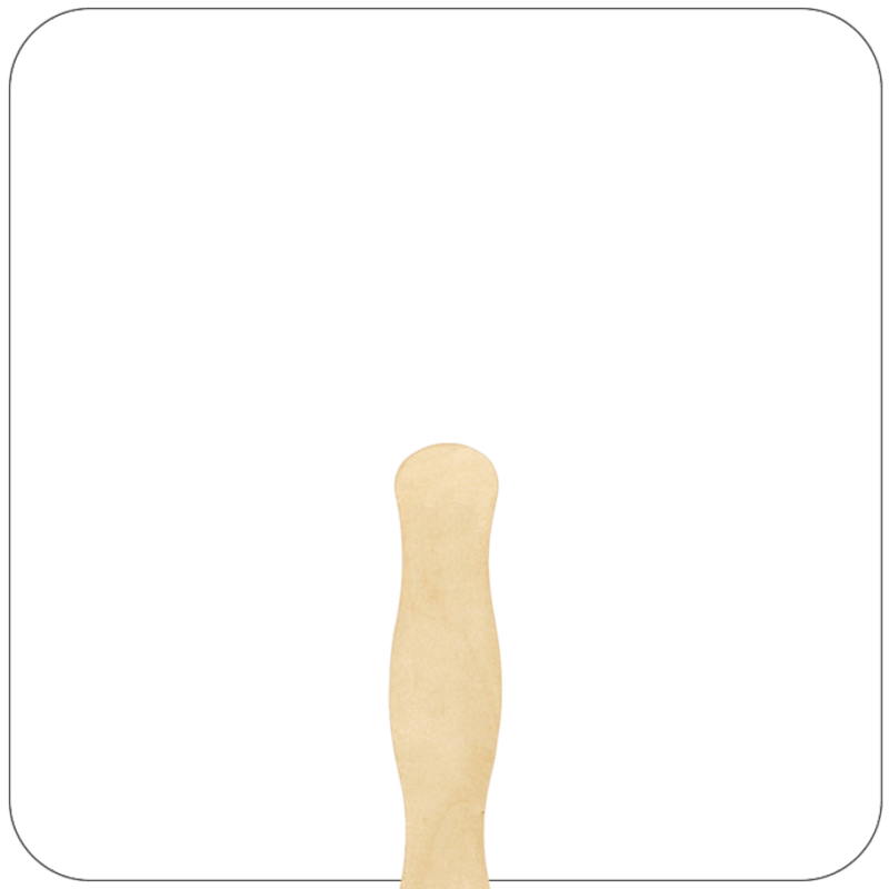Rounded Square Hand Fans 6