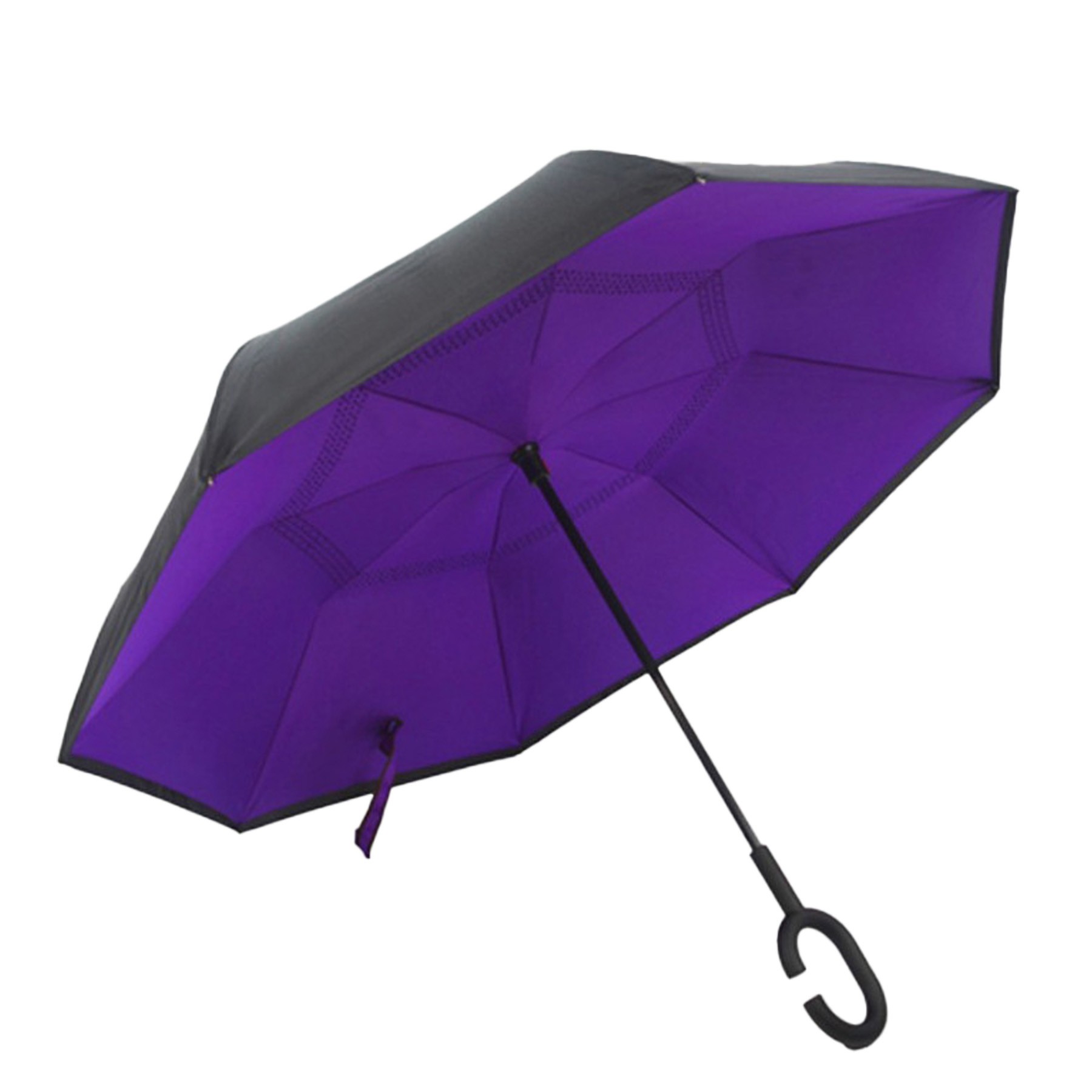 48" Arc Two-Tone Inverted Reverse Umbrella 9