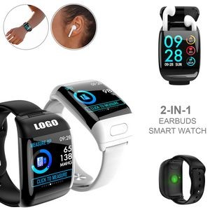 2 In 1 Ear Bud With Fitness Tracker Detachable Bracelet 6