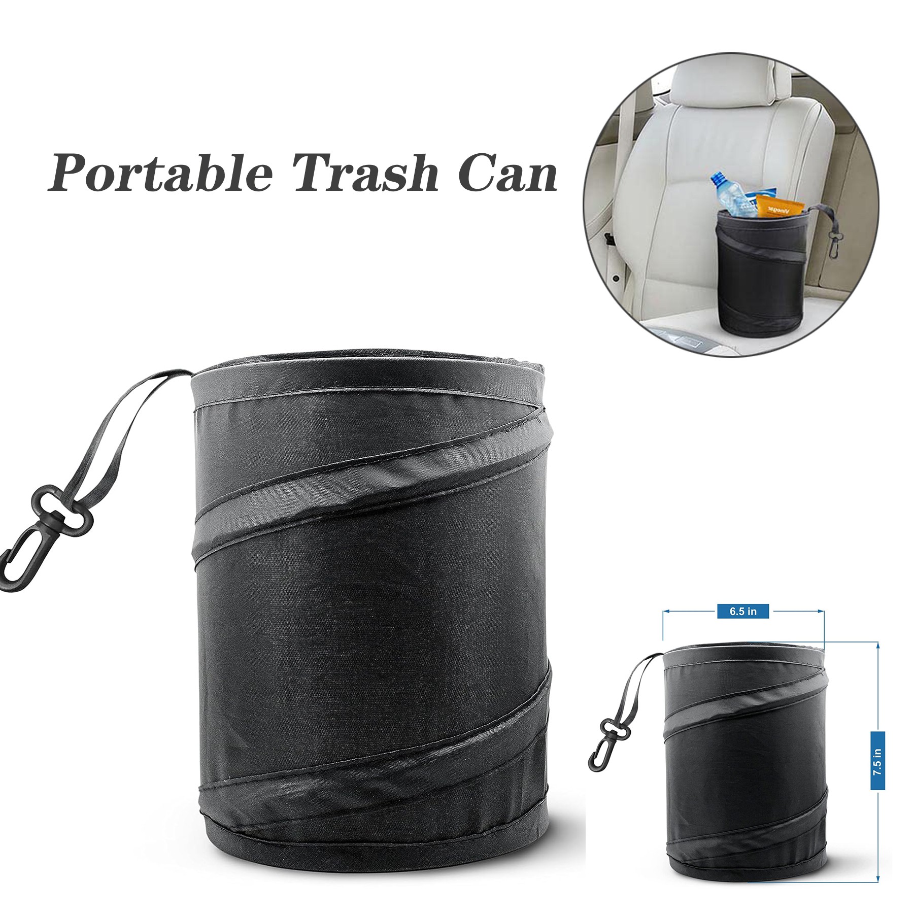 Collapsible Pop-up Water Proof Bag Car Trash Can Portable Garbage Bin 2