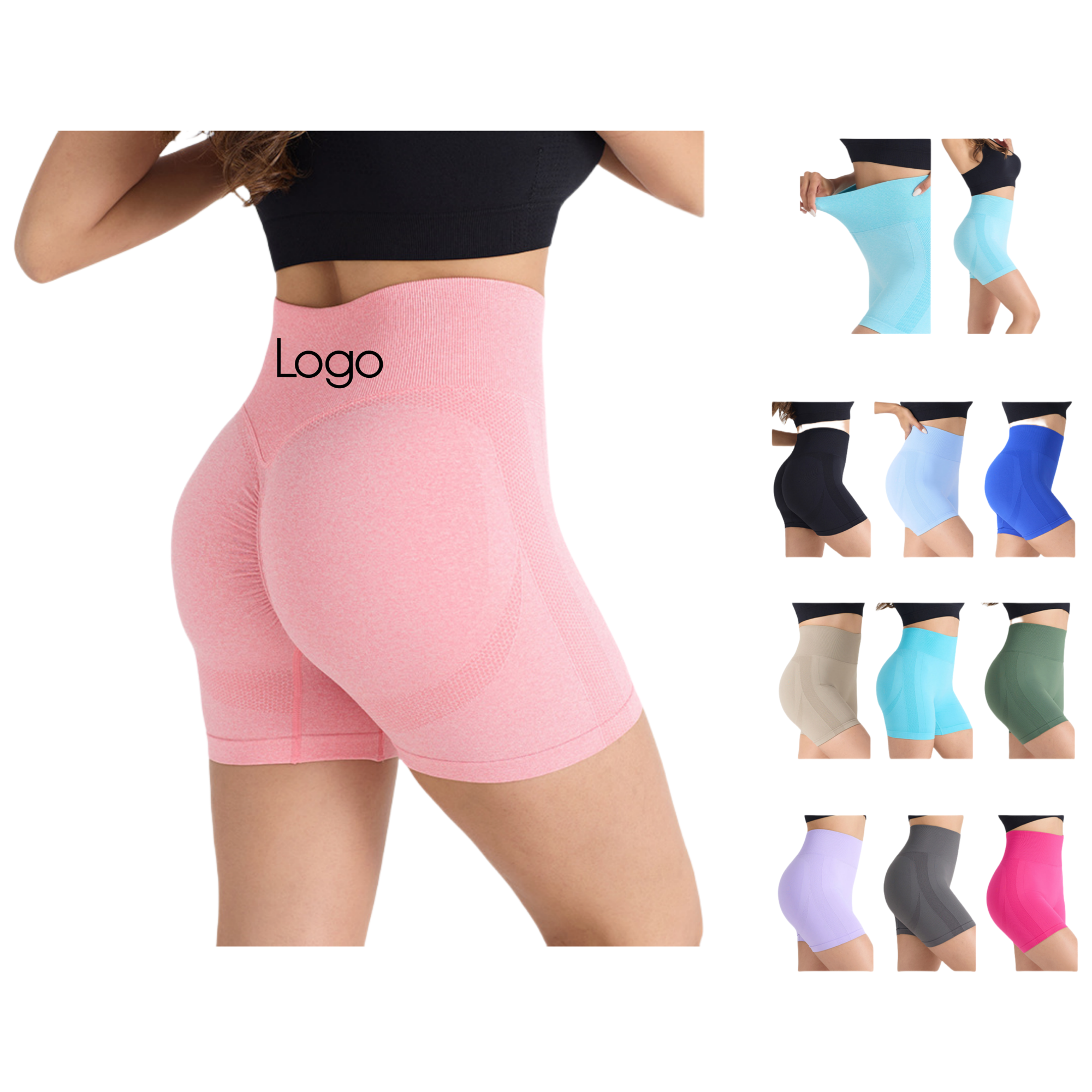 Nylon Yoga Shorts 2