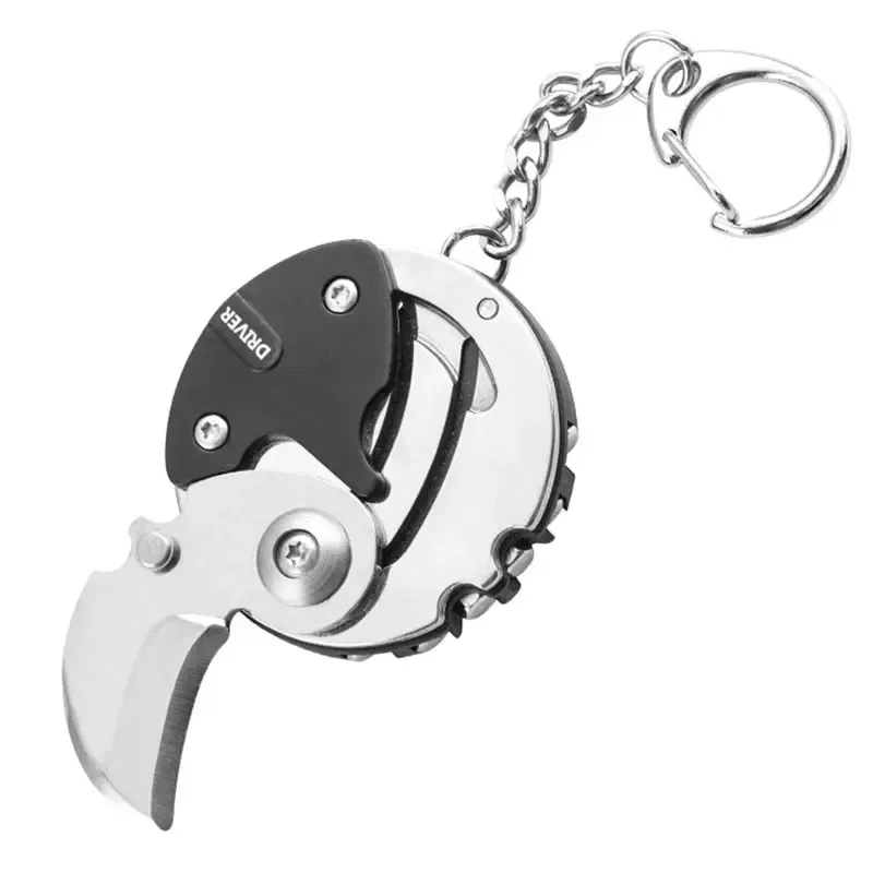 Folding Knife Screwdriver Set Keychain 3