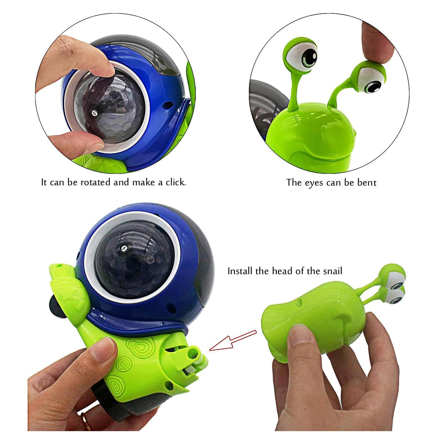 Baby Infant Luminous Snail Toy 2
