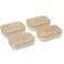 Bamboo Fiber Lunch Box with Cutting Board Lid 5