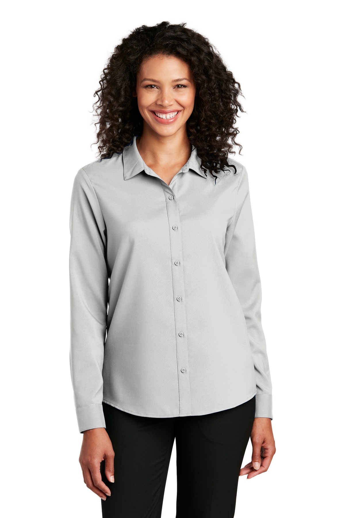 Port Authority Women's Long Sleeve Performance Staff Shirt LW401 56