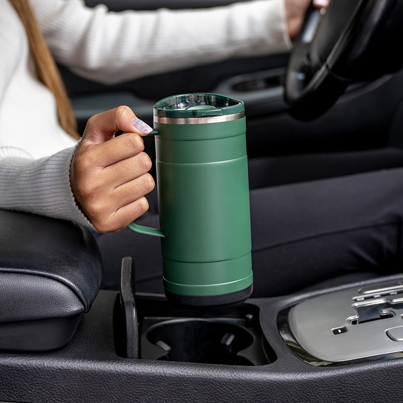 Pelican Ridge™ 18 oz. Recycled Double Wall Stainless Steel Mug 5