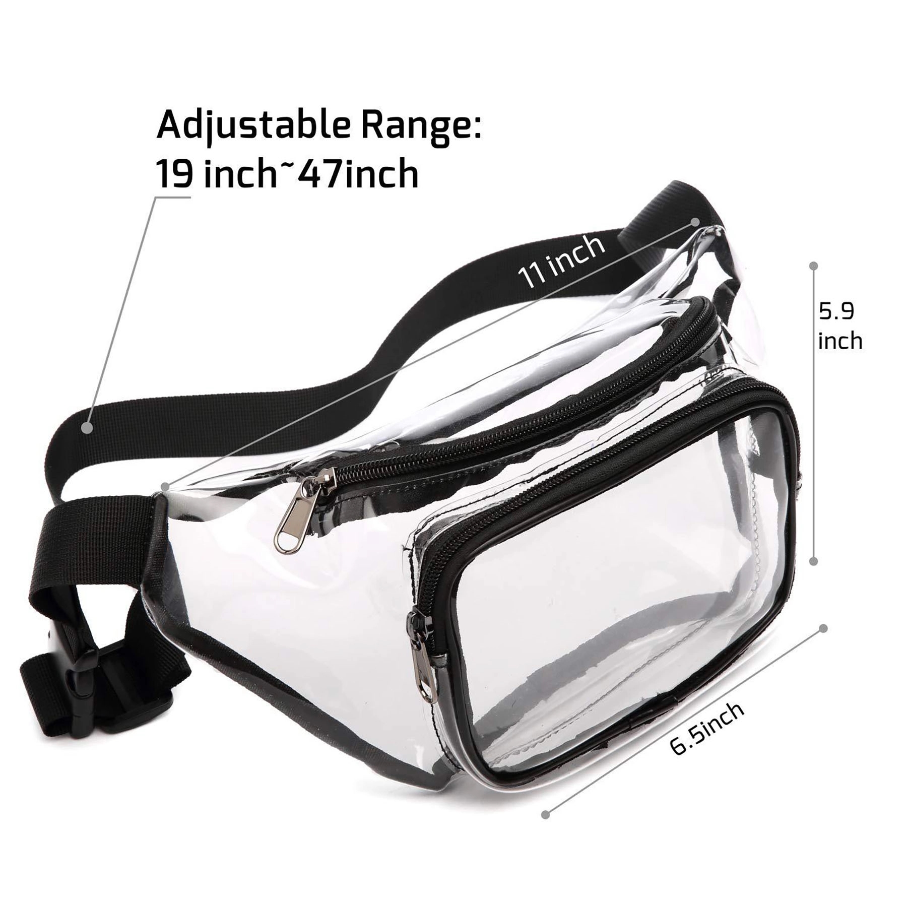 Waterproof Clear Pvc Waist Bag 2