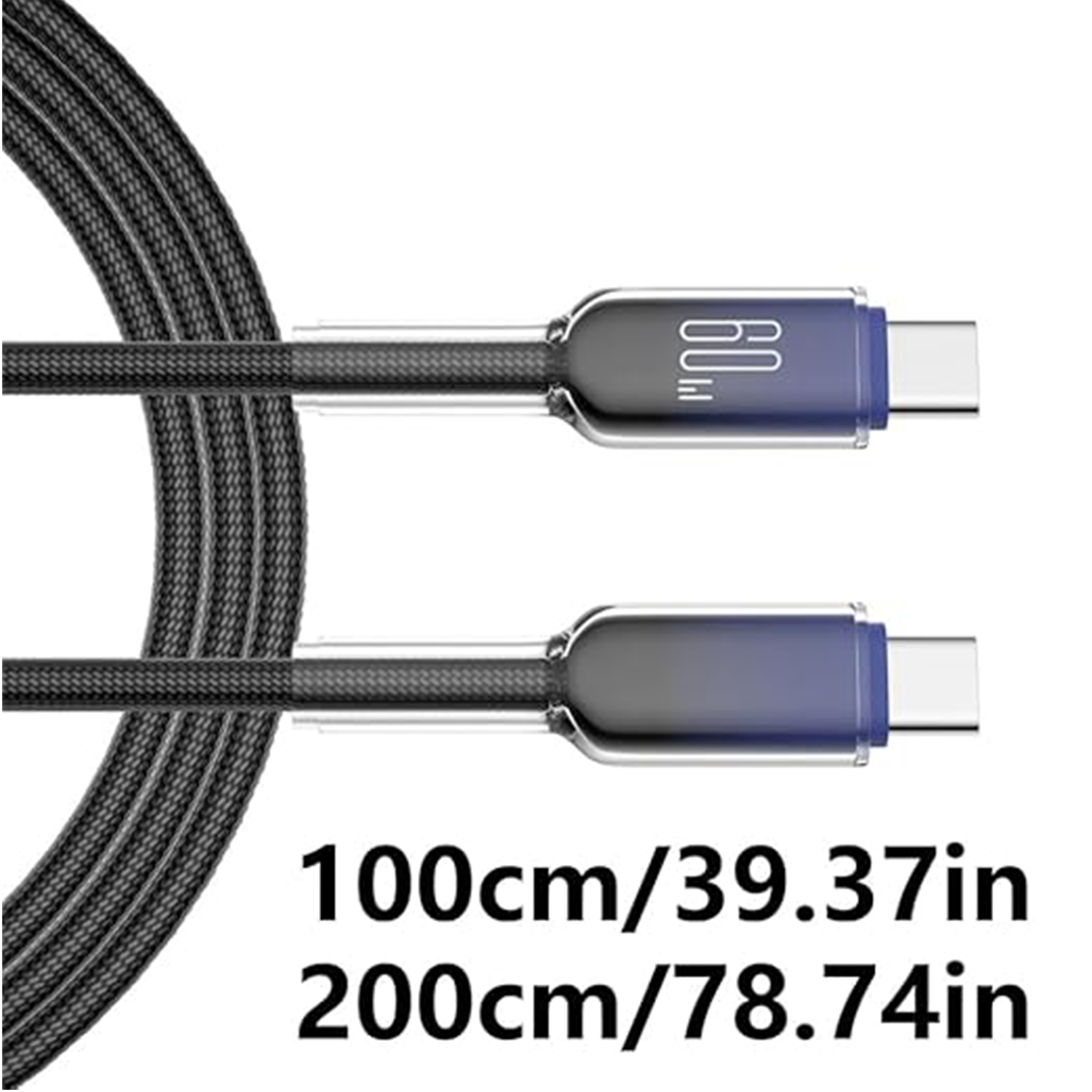 60W Fast Charging USB Type-C Cable 7