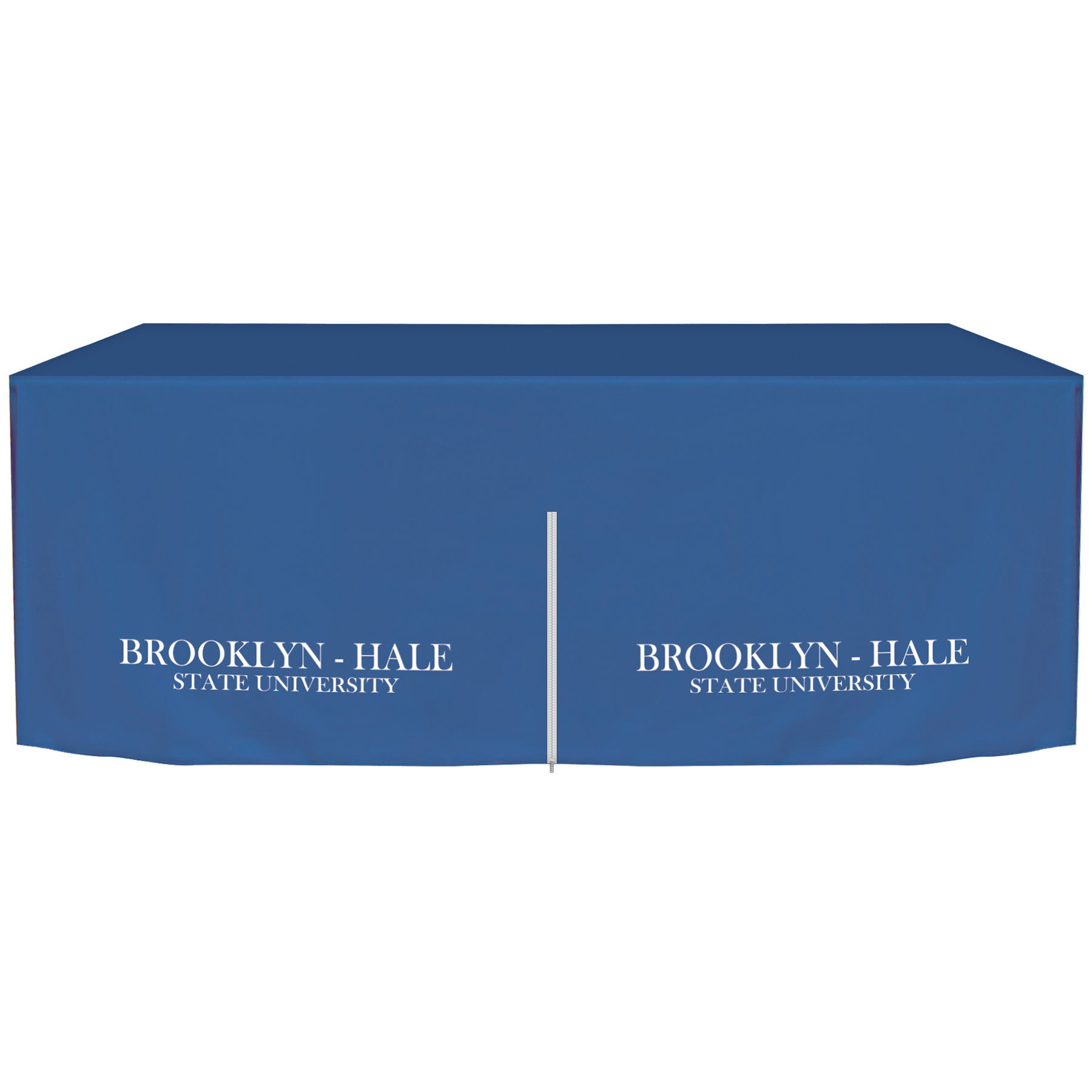 6' Customized Zipper Back Fitted Table Cover 3