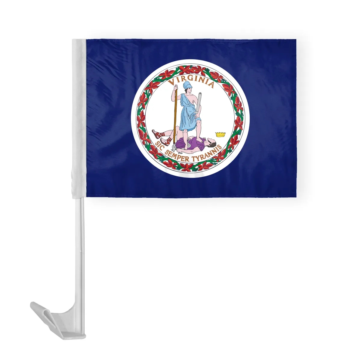 12"x16" & 10.5''x15'' Virginia Car Flags 1