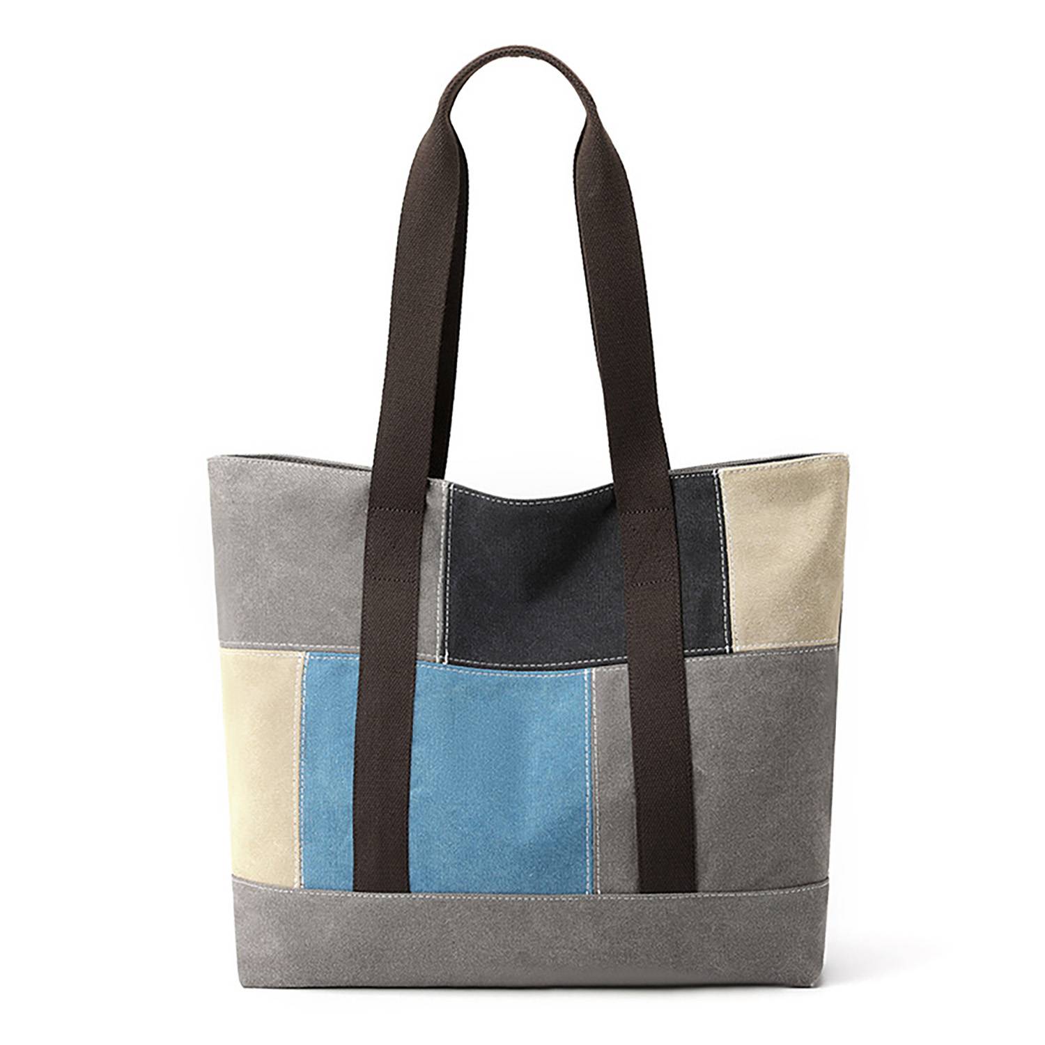 Canvas Daily Totes Shoulder Bag, custom tote bag with logo imprint 9