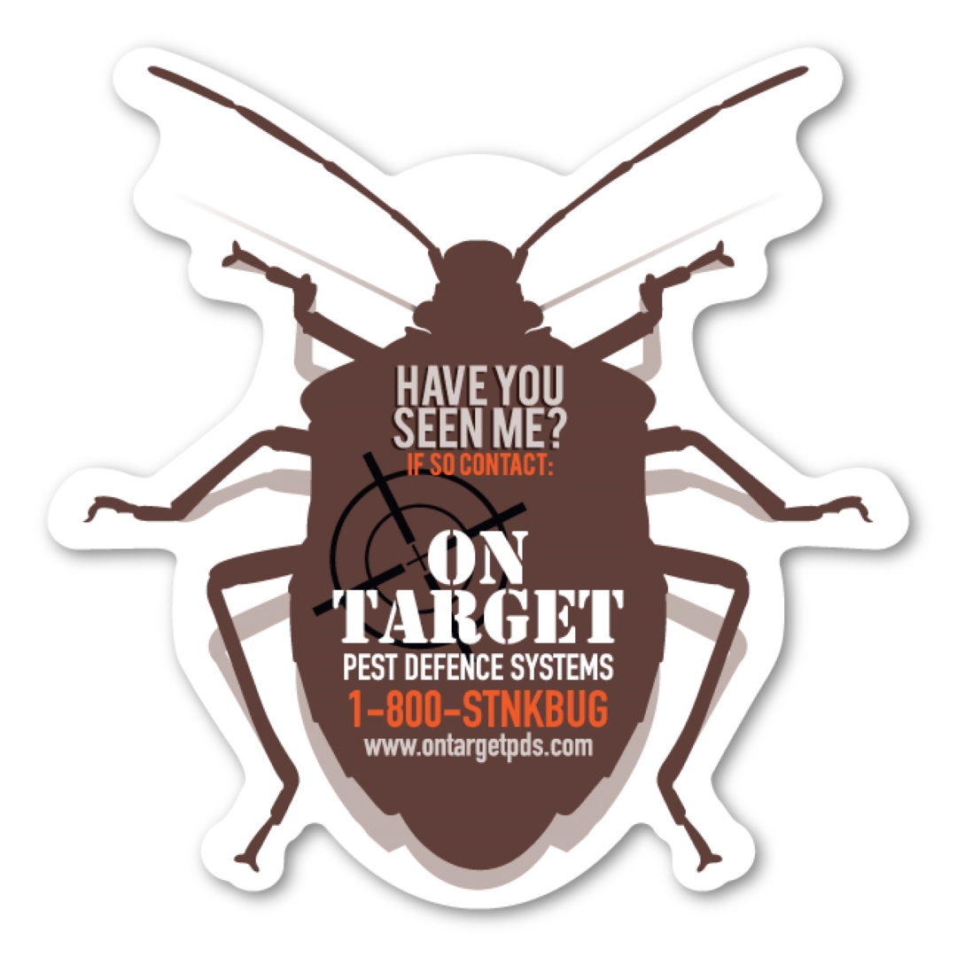 Stink Bug Magnet - 4" x 4" - 20 mil