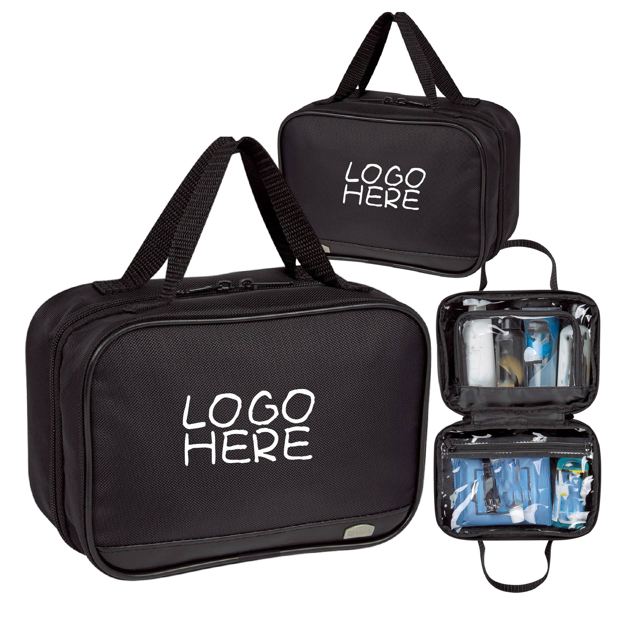 Multi-Compartment Travel Toiletry Kit 1