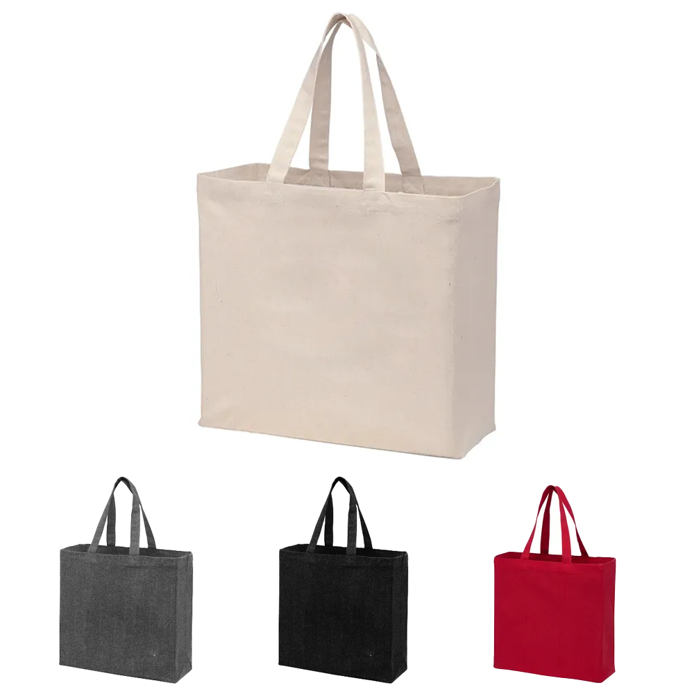 Recycle Cotton Canvas Tote Bag, custom tote bag with logo imprint 3