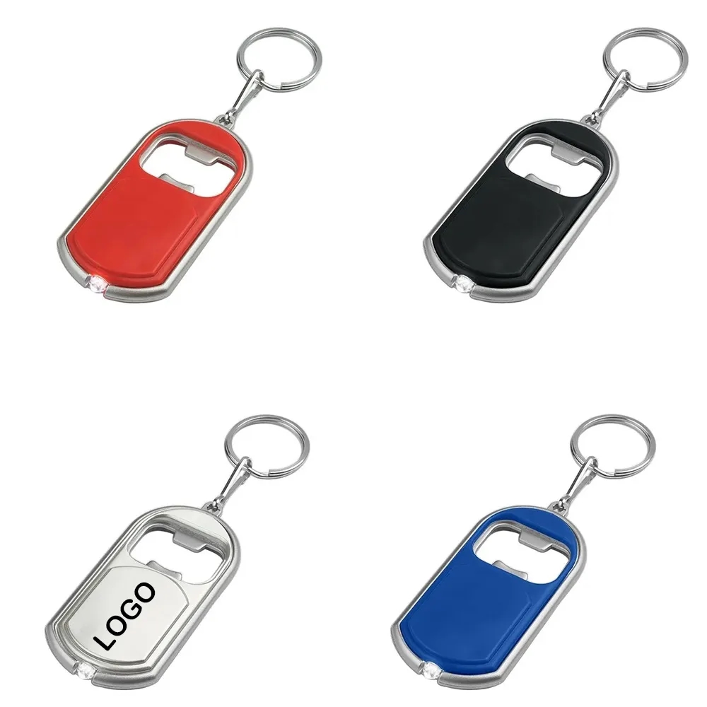 Bottle Opener Key Chain With LED Light 1