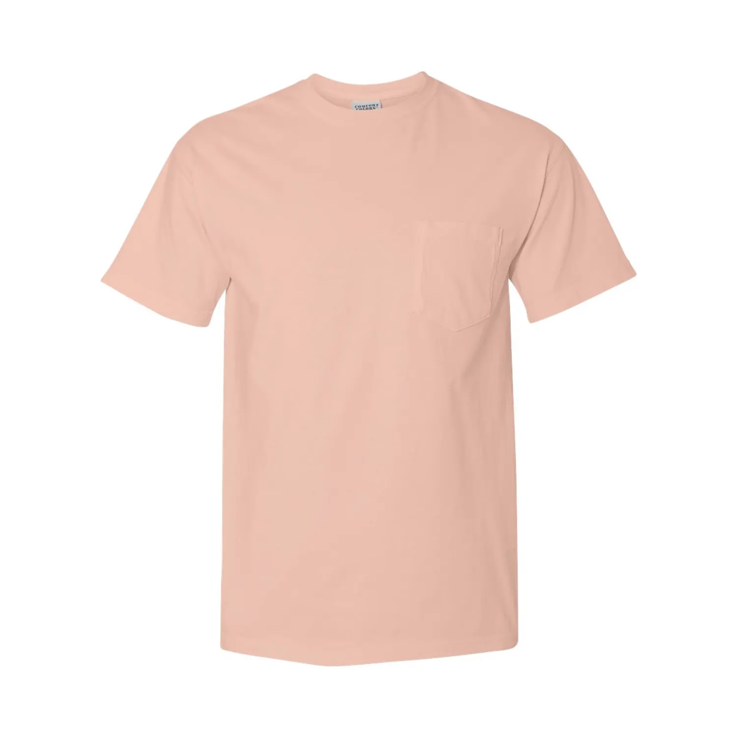 COMFORT COLORS ADULT HEAVYWEIGHT 6.1 OZ. POCKET T-SHIRT 86