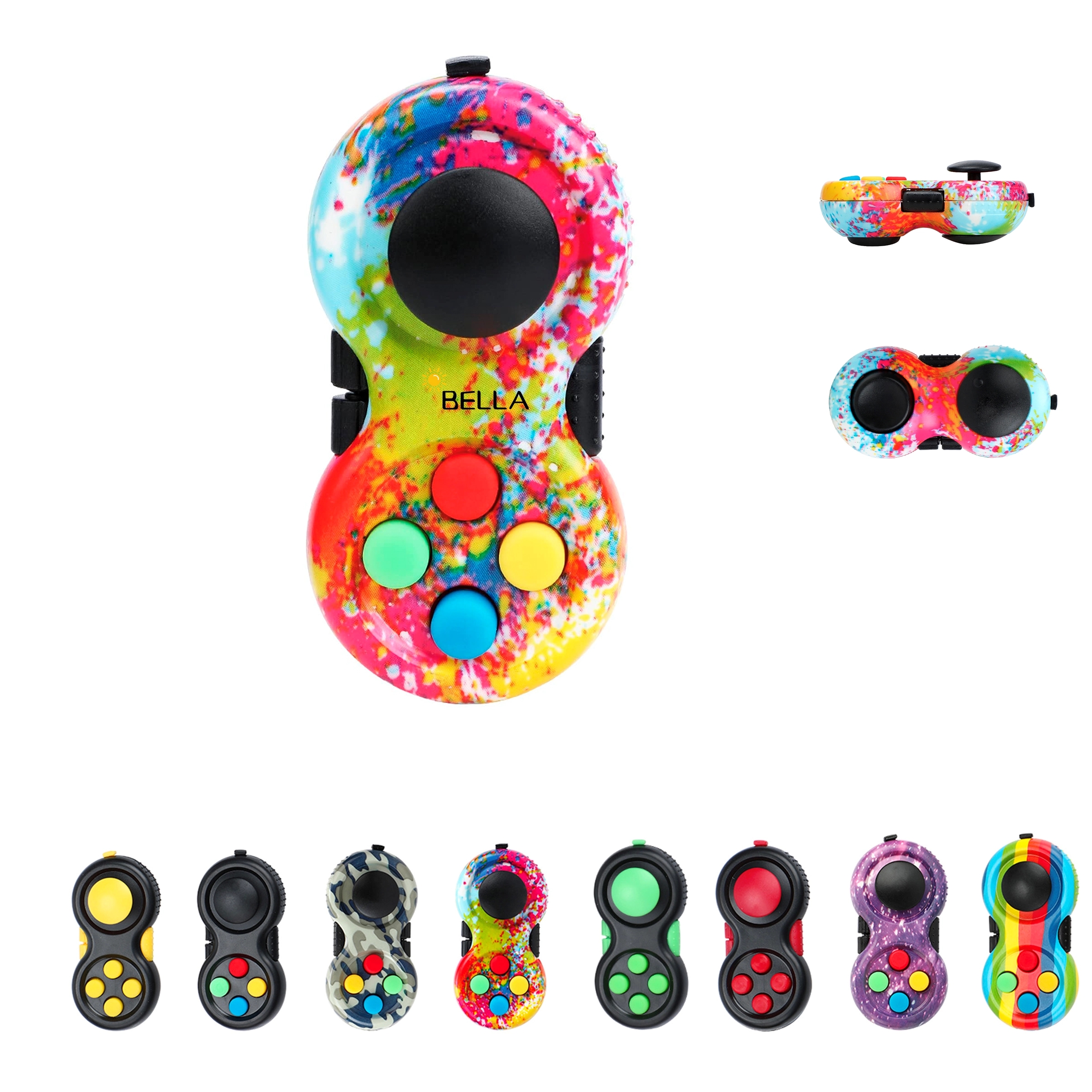 Fidget Pad Toy Rainbow Controller 4