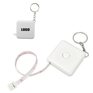 Versatile Square Shaped Tape Ruler Keychain 9