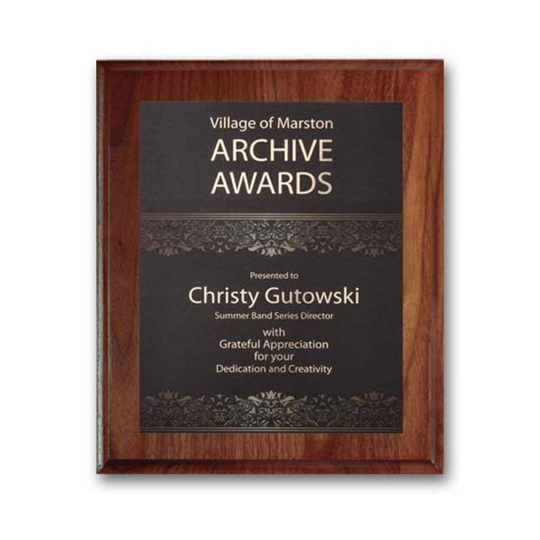 SpectraPrint™ Plaque - Cove Edge Gold 4