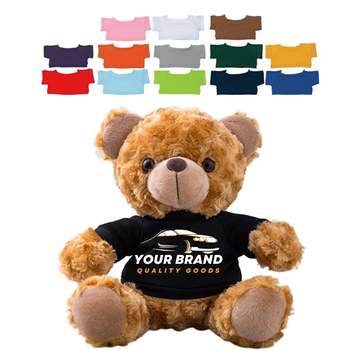 10" Personalized Gift Teddy Bear W/ Custom Message/Clothing 4