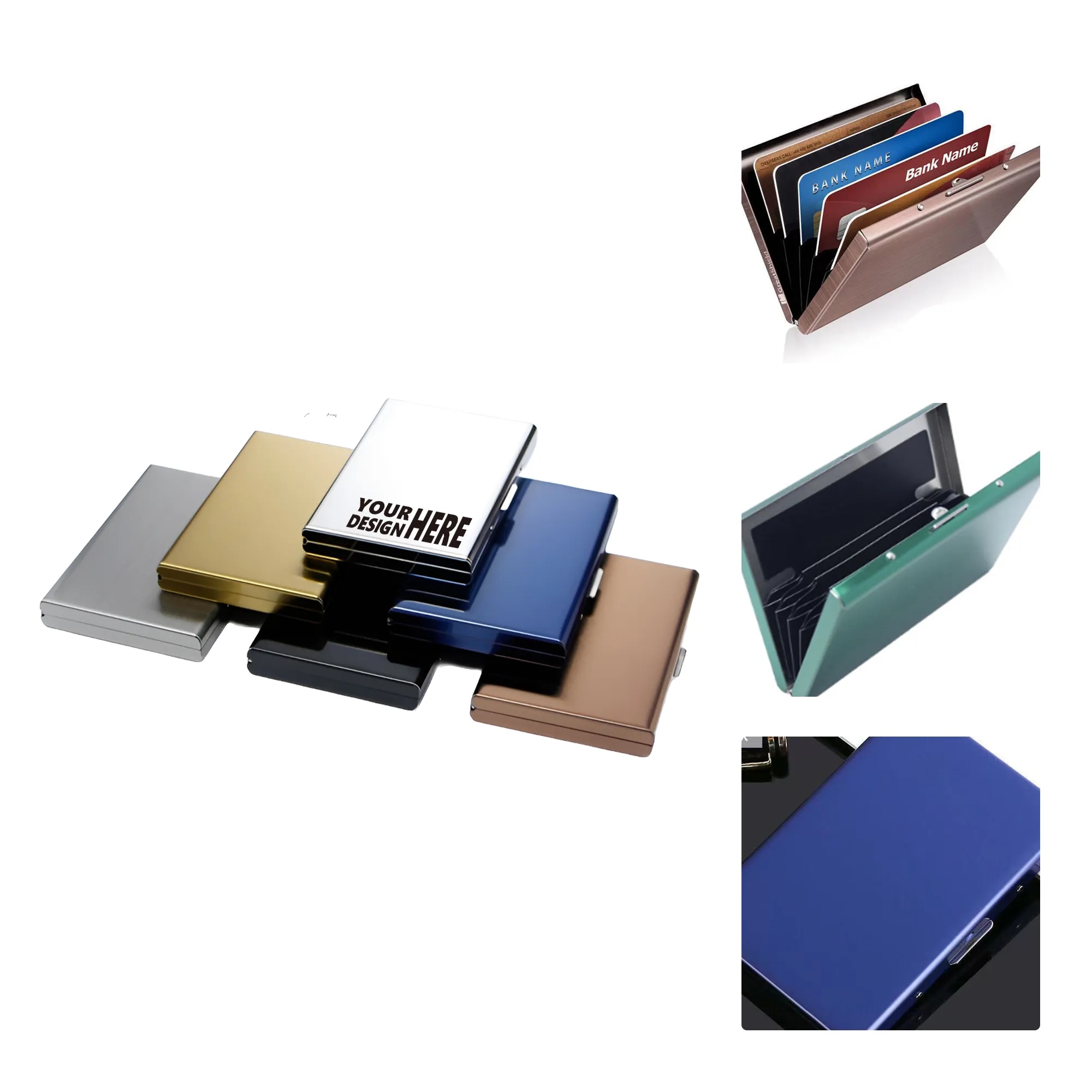 Stainless Steel Blocking Card Holder