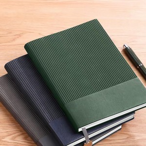 A5 PU Leather Striped Notebook 5