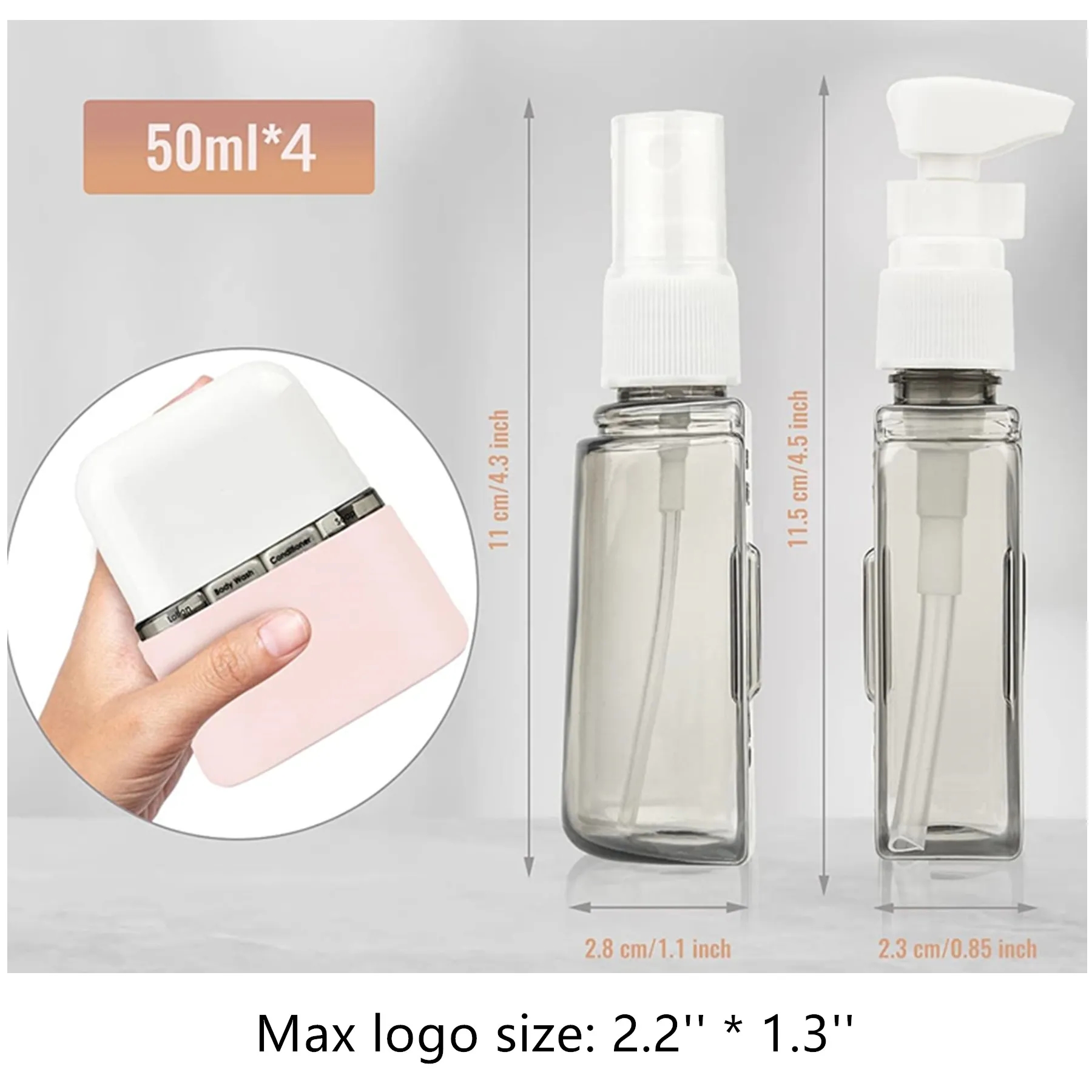 Travel Bottle Set 3