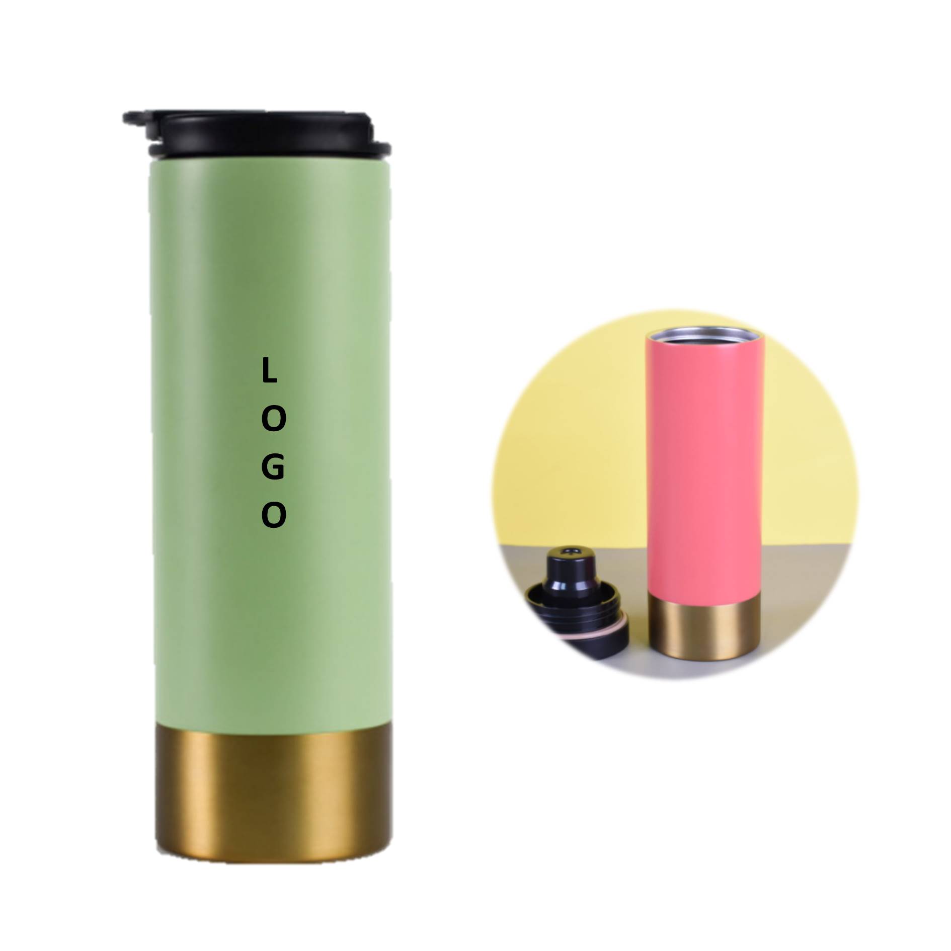 Office Use 16 Oz. Double Wall Car Coffee Tumbler 1