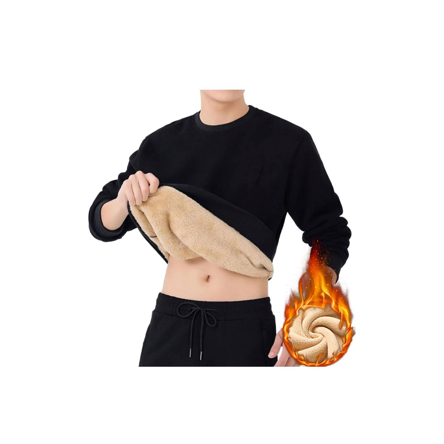 Winter Warm Soft Cozy Fleece Sweatshirt 3