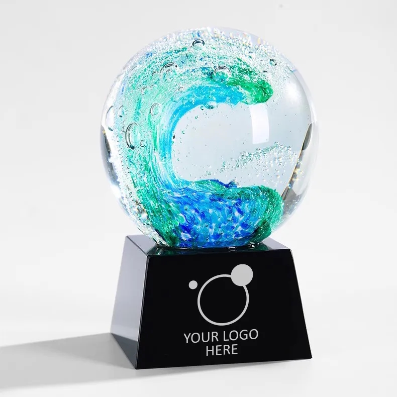 Surfside Wave Art Glass Award 2