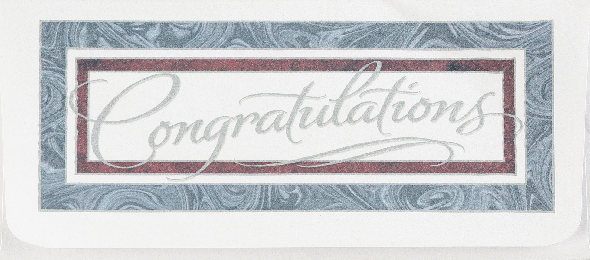 Marble Congrats Currency Envelope 3