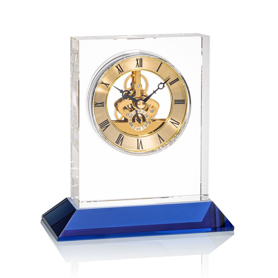 Ashland Clock on Base - Gold Dial 20