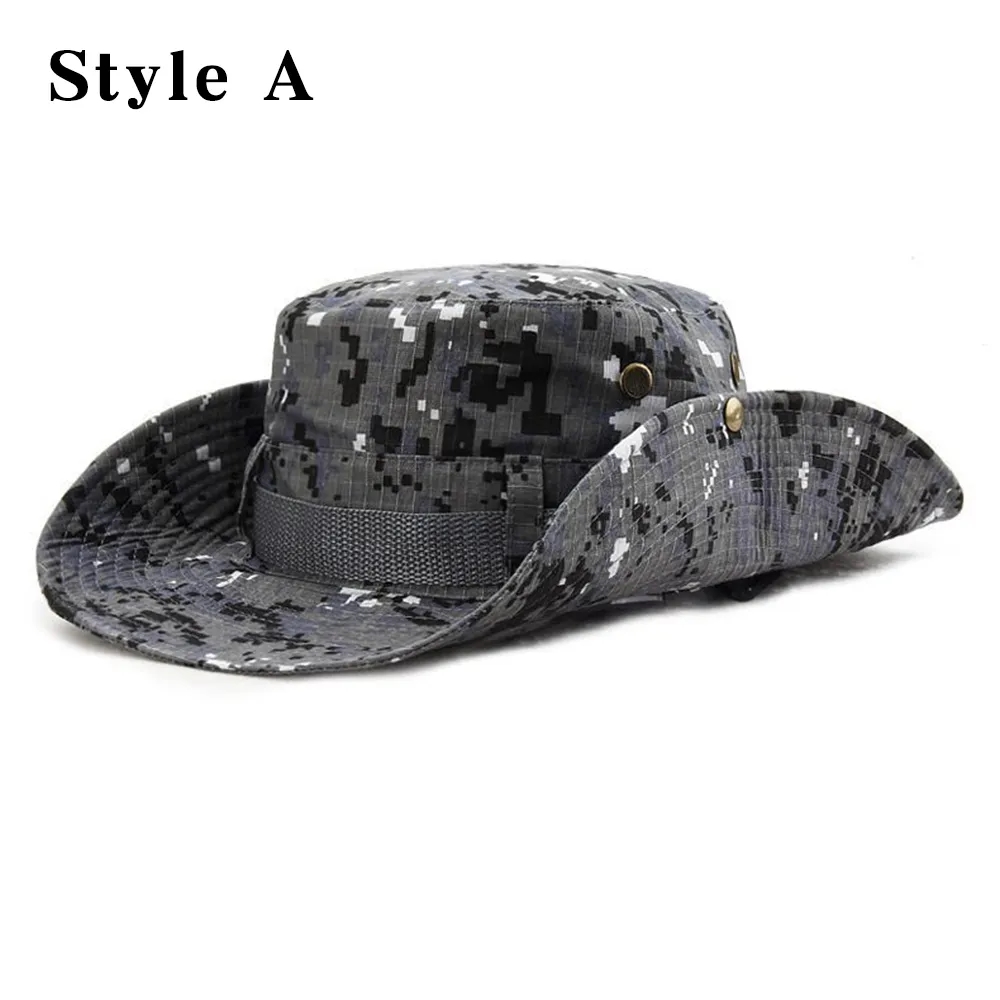 Wholesale Custom LOGO UPF50+ Boonie Hats Wide Brim Hiking 2