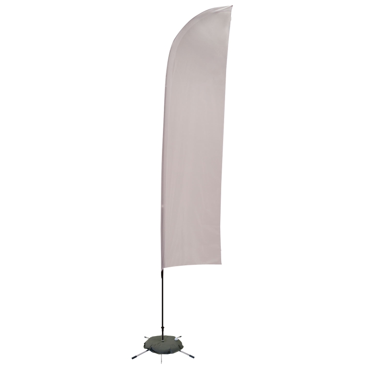 13' Solid-Color Streamline Blade Sail Sign Kit (Single-Sided with Ground Spike) 6