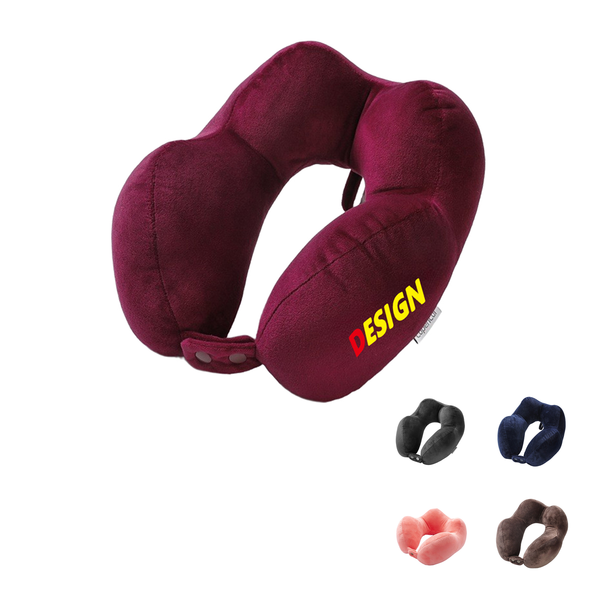MOQ50 Custom U-Shaped Travel Pillow For Comfort 1