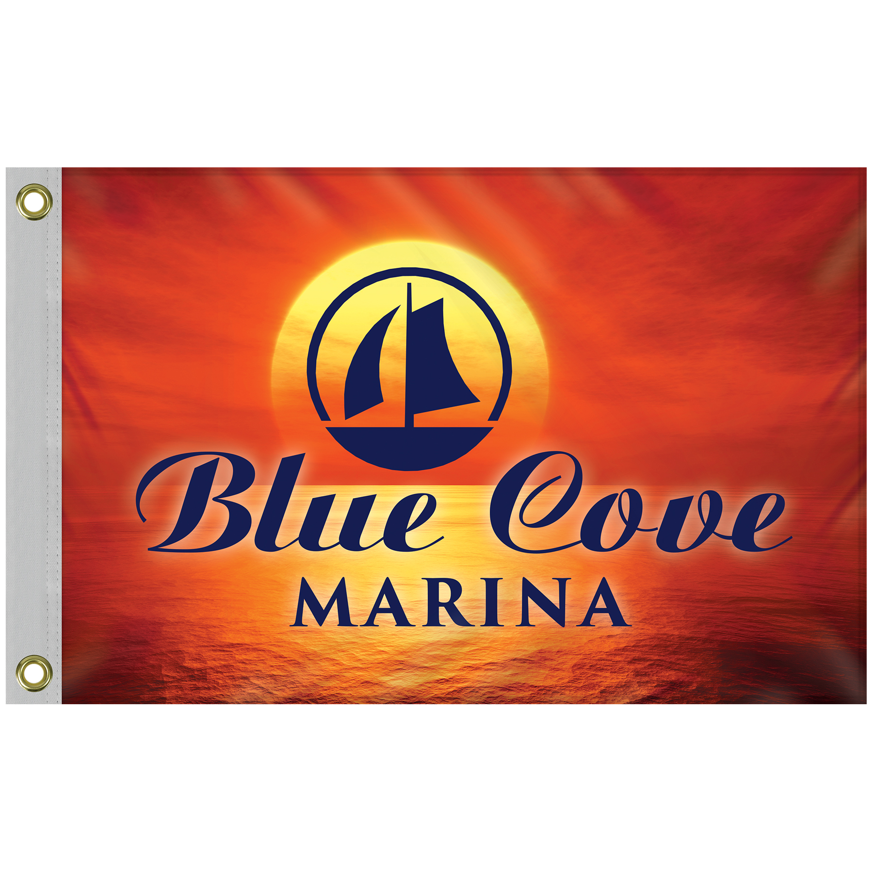 Deluxe Kit with 2' x 3' Flag and White Bracket 5