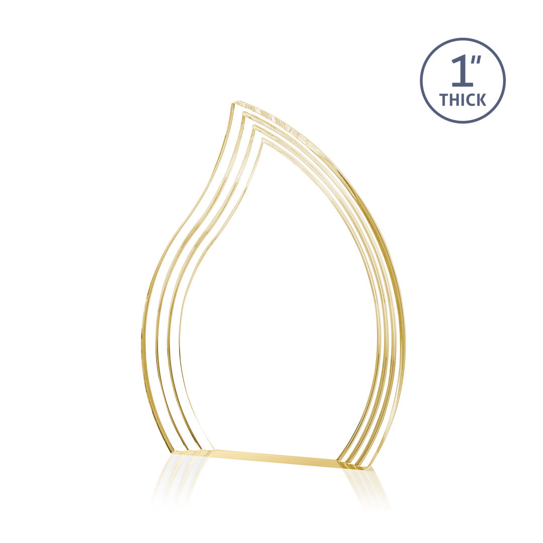 Tidworth Flame VividPrint™ Award - Gold 12
