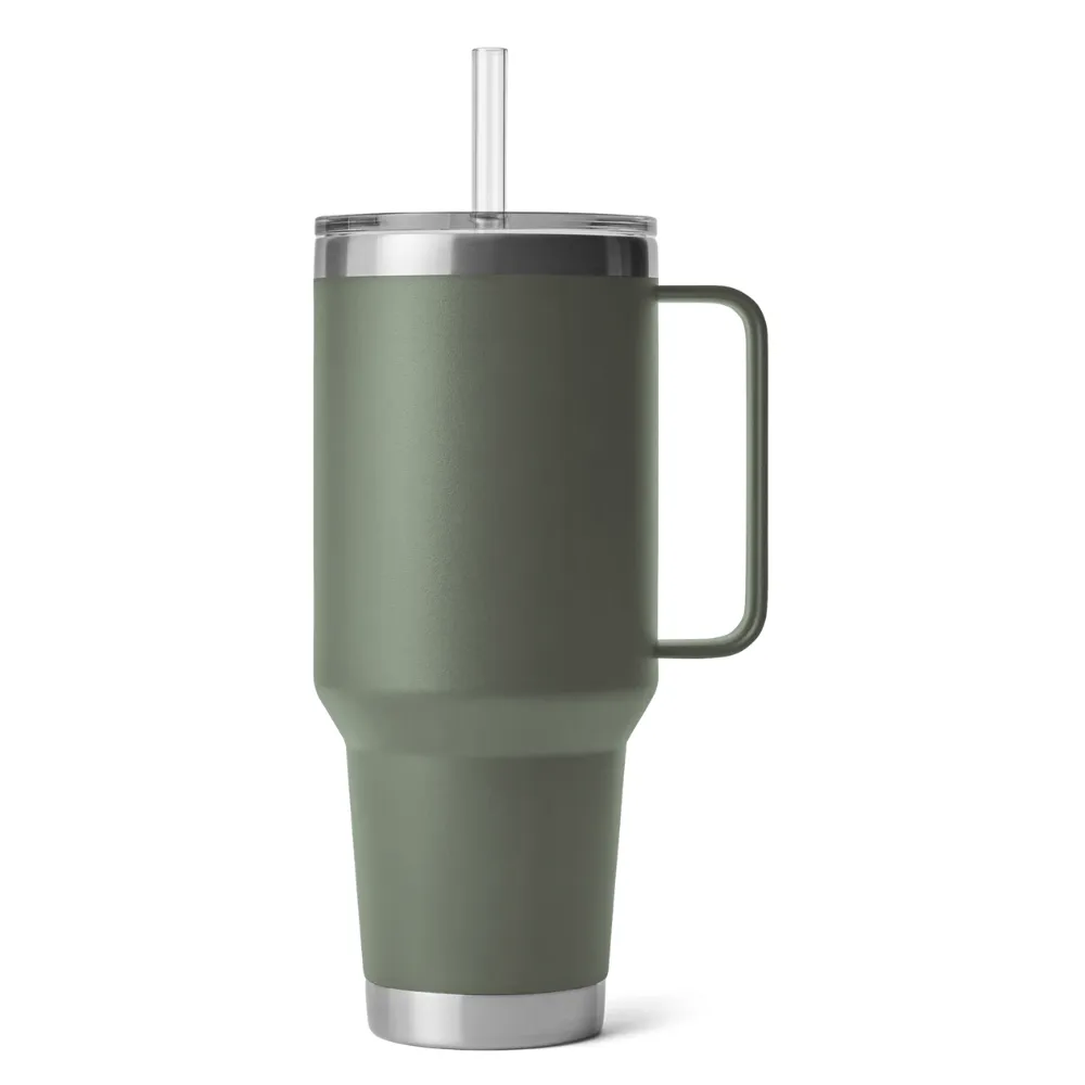 42oz. Insulated Tumbler with Handle and Straw 14