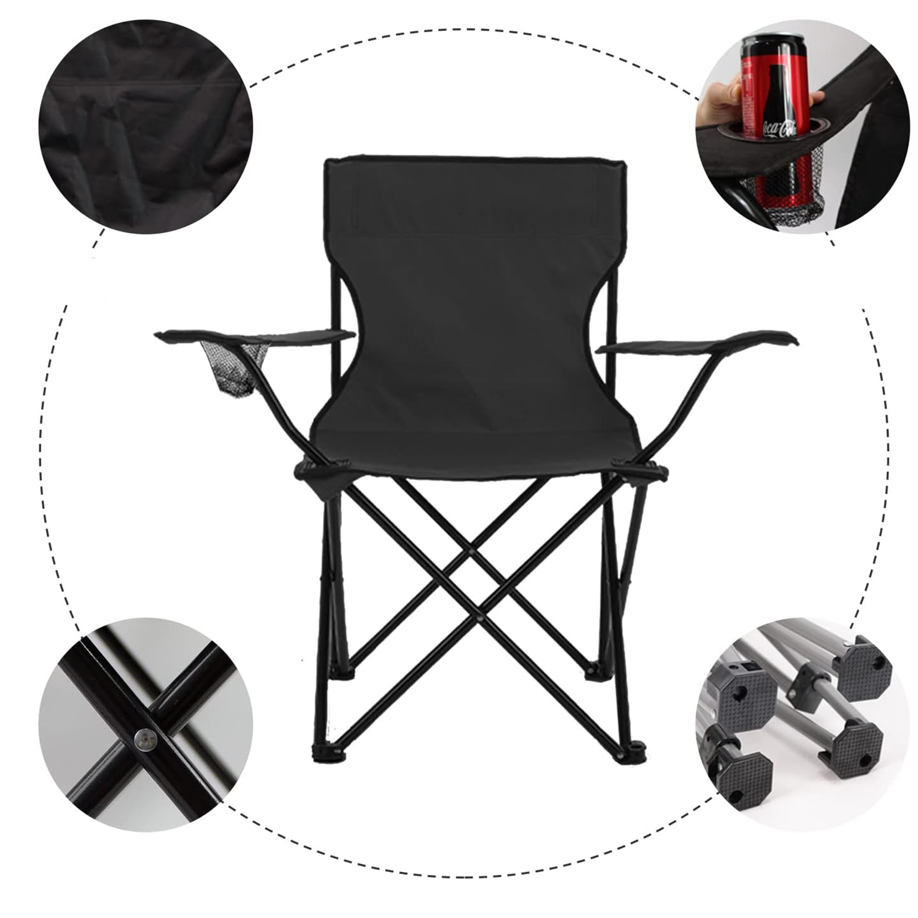 Outdoor Portable Camping Folding Chairs 3