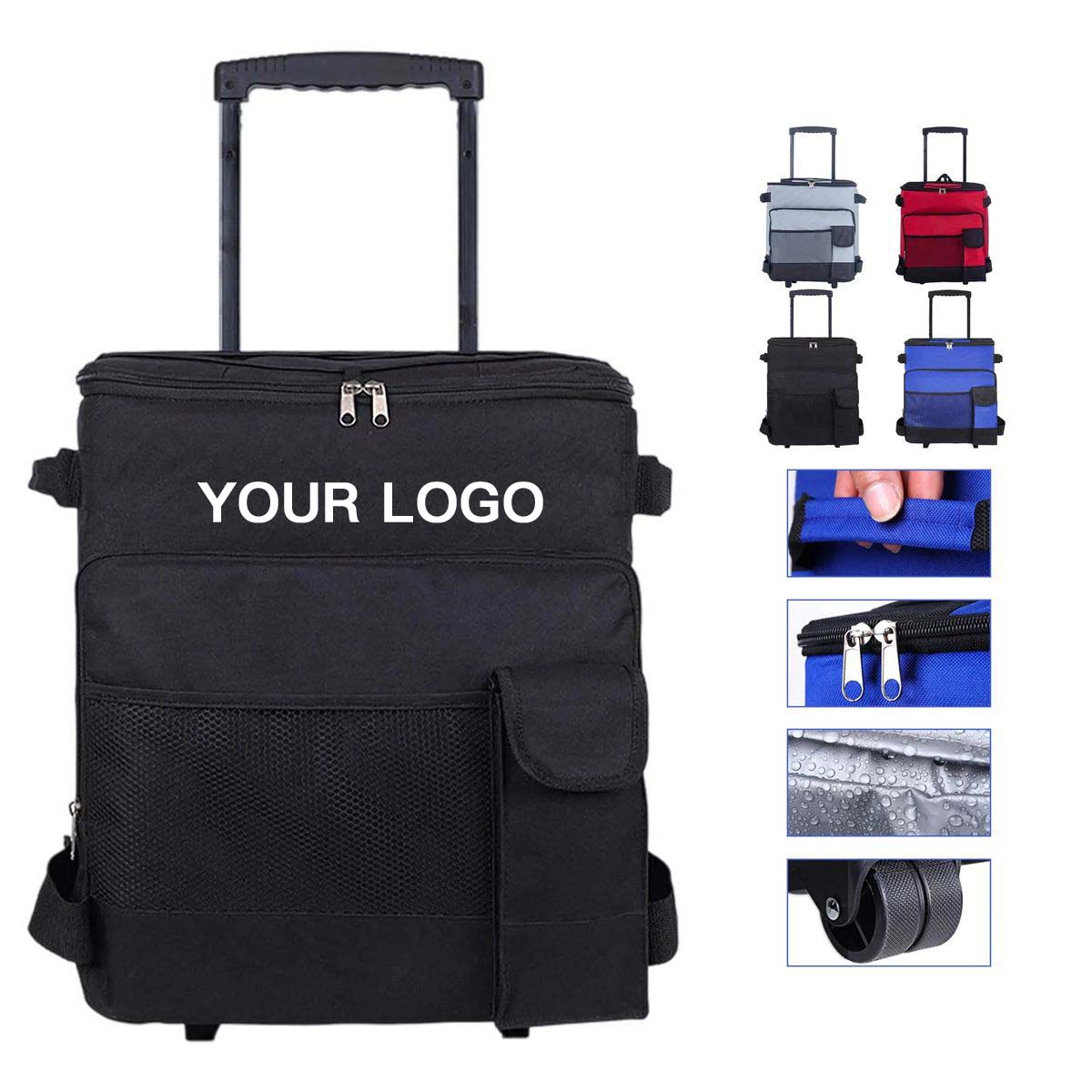 Wheeled Insulated Cooler with Large Capacity 3