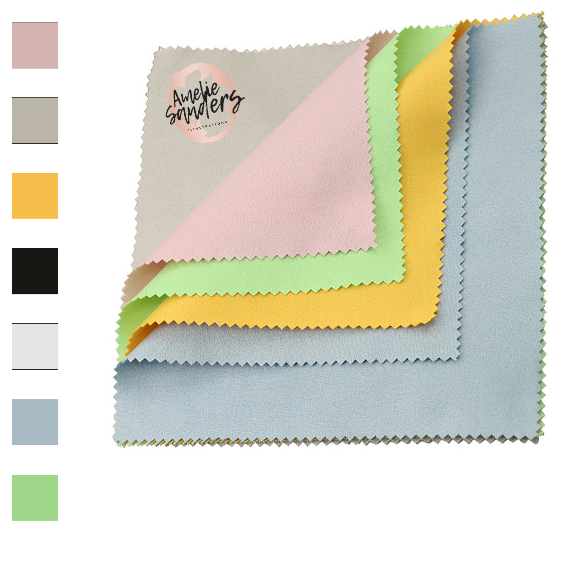 Full Color Microfiber Cleaning Cloth 3