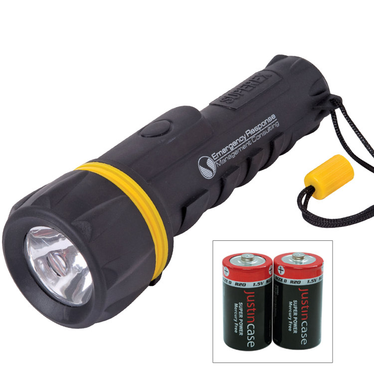Rubberized Flashlight 2