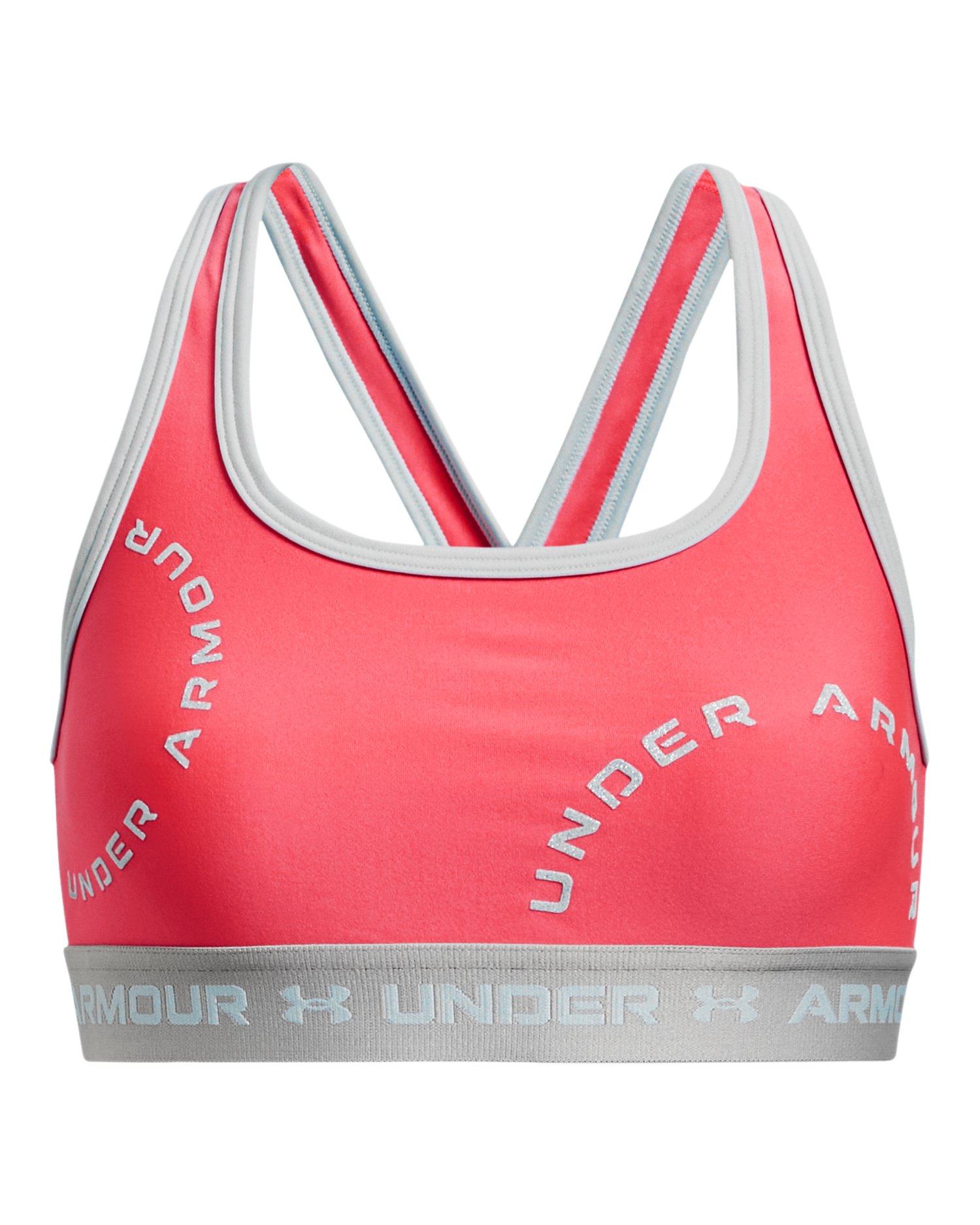 Girls' UA Crossback Graphic Sports Bra  2