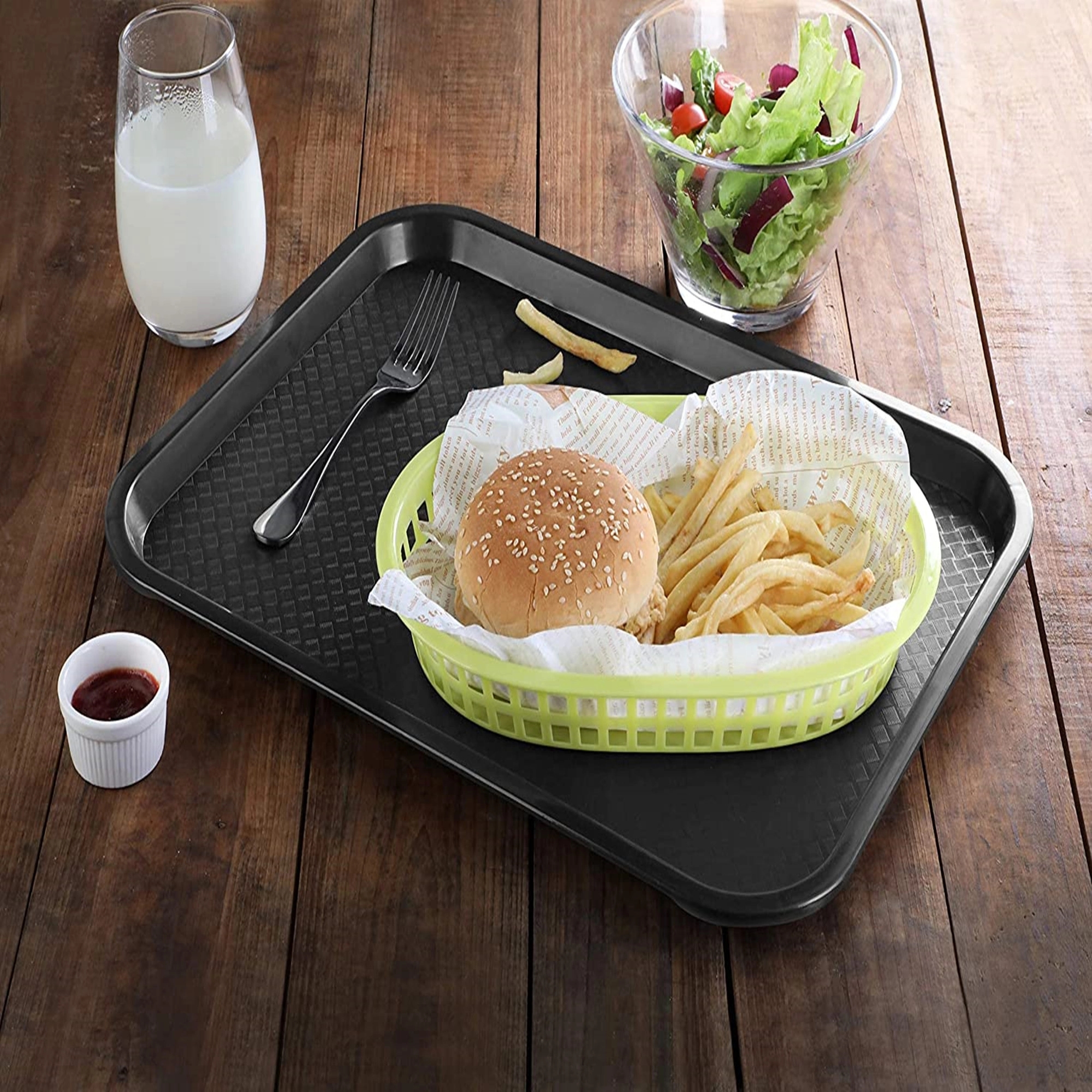 Plastic Fast Food Tray 5